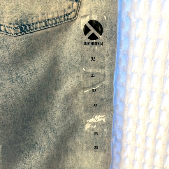 Tainted Denim Joggers - Picture 3 of 6